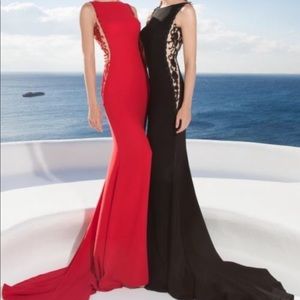 Tarik ediz evening gown